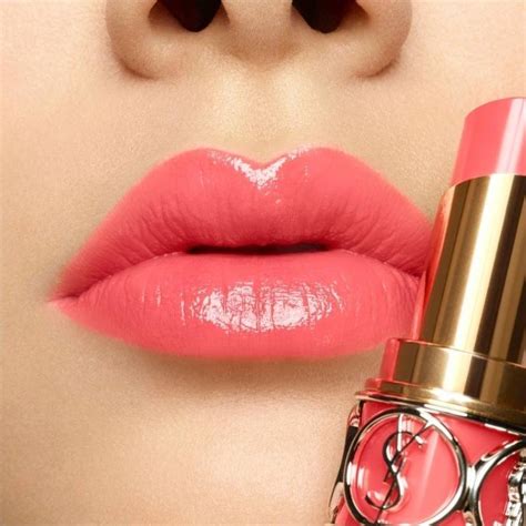 yves saint laurent rouge volupte shine lipstick 15 corail intuitive|ysl blush lipstick.